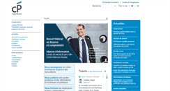 Desktop Screenshot of centrepatronal.ch